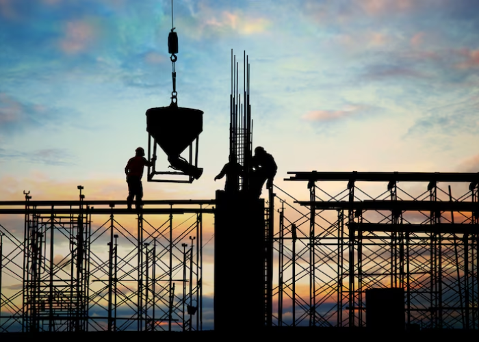 building construction business card