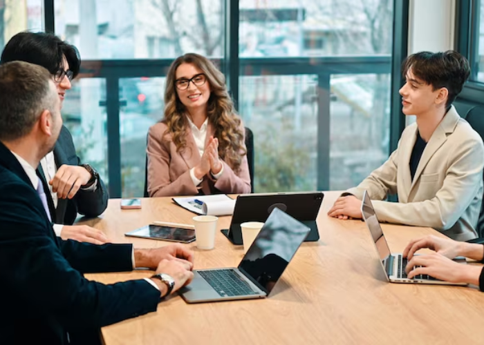 Business in Meeting